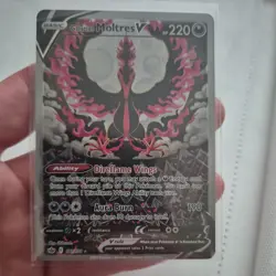 2021 POKEMON CHILLING REIGN GALARIAN MOLTRES V ALTERNATE ART 177/198 - Image 1
