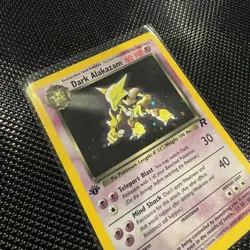 Pokemon Dark Alakazam 1/82 Team Rocket 1st Edition Holo Rare 60 HP - Image 2