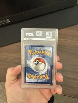 PSA 9 Pokemon - Team Rocket's Meowth 203/182 Sv10: Destined Rivals Holo - Image 2
