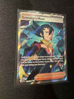Grimsley’s Move 120/094 PFL EN Full Art Holo Supporter Trainer Pokemon TCG NM - Image 2