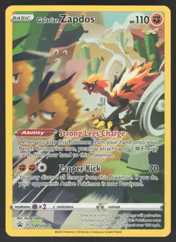 Galarian Zapdos SWSH283 Promo Pokemon TCG Sword & Shield Promo NM - Image 1