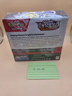Pokemon Obsidian Flames Booster Box Display 36 Booster Packs Neu OVP Sealed - Image 3