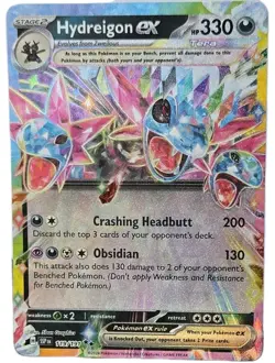 Pokemon Hydreigon ex Sv08 Surging Sparks 119/191 Double Rare Holo English 330HP - Image 1
