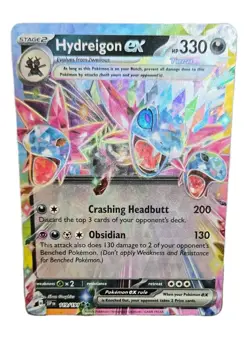 Pokemon Hydreigon ex Sv08 Surging Sparks 119/191 Double Rare Holo English 330HP - Image 2