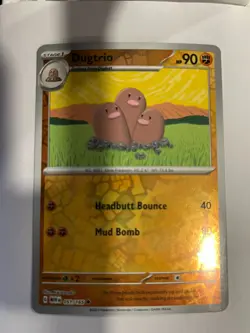 Dugtrio - 051/165 Scarlet & Violet 151 Pokemon Reverse Holo Foil Rare - Image 1