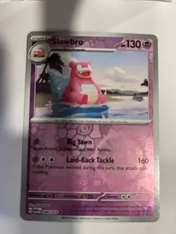 Slowbro - 080/165 Scarlet & Violet 151 Pokemon Reverse Holo Foil Rare - Image 1