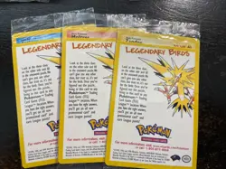 POKEMON SEALED ALL 3 Movie Promo Legendary Birds MOLTRES ARTICUNO ZAPDOS WOTC - Image 1