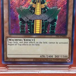 2023 Yu-Gi-Oh Jinzo PSV-EN000 Secret Rare 25th Anniversary Edition DCG 9 - Image 2