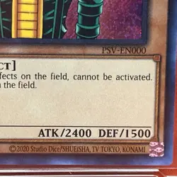 2023 Yu-Gi-Oh Jinzo PSV-EN000 Secret Rare 25th Anniversary Edition DCG 9 - Image 4