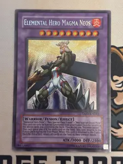 Elemental HERO Magma Neos TAEV-EN043 Unlimited Secret Rare YuGiOh! HP - Image 2