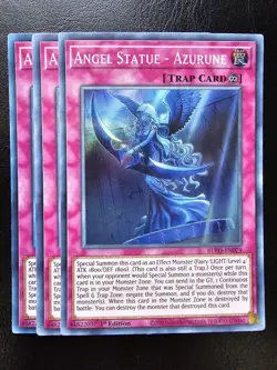 Angel Statue - Azurune Super Rare BLVO-EN079 1st Edition x3 - Image 1