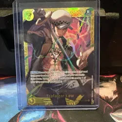 Trafalgar Law OP10-119 SEC - One Piece TCG - English Near-Mint Foil Secret Rare - Image 1