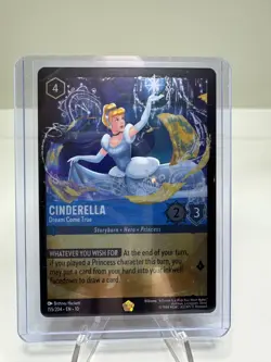 Disney Lorcana Cinderella Dream Come True 155/204 Cold Foil Whispers in the Well - Image 1