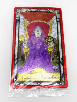 MetaZoo SEANCE Big Box KING OF PENTACLES Tarot Card Full Holo Sealed Target - Image 1