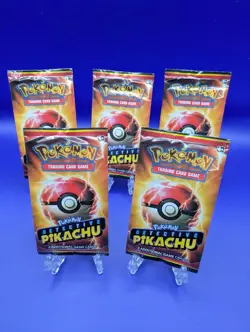 Pokemon Detective Pikachu 2019 Movie 2-Card Booster Pack Sealed X5 - Image 1