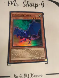 C-CRASHWYVERN - 1.AUFLAGE SDKS-DE003 DEUTSCH Yu-Gi-OH! CARD SUPER RARE HOLO 2016 - Image 4