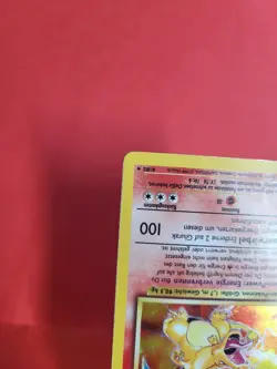 Pokemon Karte/card - Charizard Glurak 4/102 - Base Set Holo - VG-Excellent - Image 4