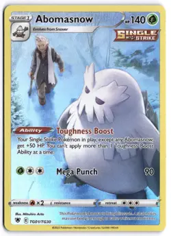Abomasnow - TG01/TG30 - Pokemon Astral Radiance Sword & Shield Holo Rare Card NM - Image 1