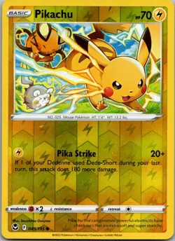 Pikachu - (Holiday Calendar) Common Miscellaneous Cards & Products 049/195 NM - Image 1
