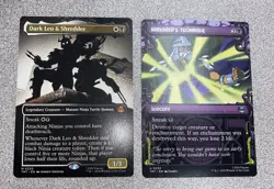 Dark Leo & Shredder Borderless Mythic PLUS BONUS Teenage Ninja Turtles MTG MAGIC - Image 2