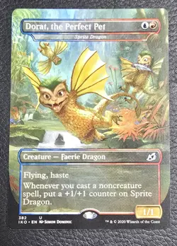 MTG Dorat, the Perfect Pet - Sprite Dragon Ikoria: Lair of Behemoths Regular - Image 1