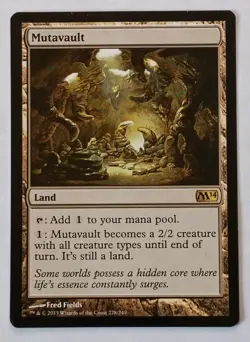 MTG - Mutavault - Core Set 2014 228/249 - Regular Rare - Changling - Image 1