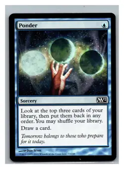 Magic 2012 (M12) #73 Ponder - MTG - Image 1