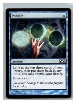 Magic 2012 (M12) #73 Ponder - Image 1