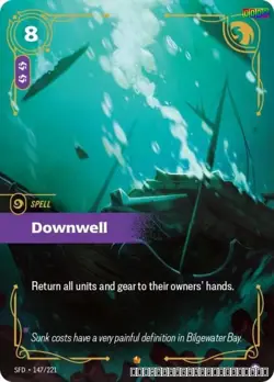 Downwell [SFD - 147/221] - NM [Foil] TCG Riftbound - Image 1