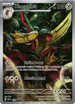 Pokemon TCG SV: Scarlet & Violet Promo Cards Kingambit Promo 130 NM - Image 1