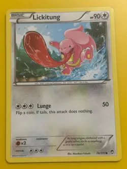 LICKITUNG 78/111 COMMON FURIOUS FISTS POKEMON LP - Image 1