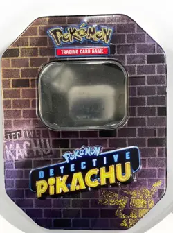 Pokemon TCG GS Detective Pikachu Collector's Tin featuring Pikachu - Tin Only! - Image 1