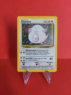 Pokemon Karte/card - Chansey Chaneira 3/102 - Base Set - Holo - VG-Excellent - Image 1