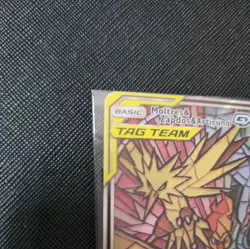 Pokemon TCG Moltres & Zapdos & Articuno GX TAG TEAM Full Art Holo English SEALED - Image 2