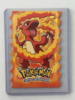 1999 Topps Pokemon #05 Charmeleon Evolution Die-Cut Movie Edition Blue Logo - Image 1