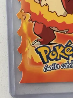 1999 Topps Pokemon #05 Charmeleon Evolution Die-Cut Movie Edition Blue Logo - Image 5