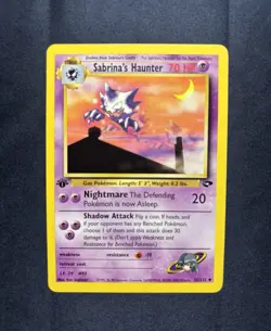 1st Edition Sabrina’s Gastly & Haunter Lot (5) – Gym WOTC Vintage Pokemon - Image 2