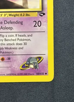 1st Edition Sabrina’s Gastly & Haunter Lot (5) – Gym WOTC Vintage Pokemon - Image 4