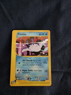 Mantine 77/144 Pokemon Skyridge Regular E Reader LP - Image 1