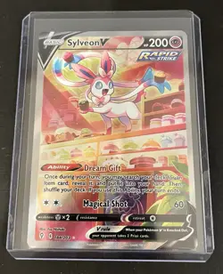 Pokemon Sylveon V Alternate Full Art Rapid Strike Ultra Rare Holo 184/203 - Image 1