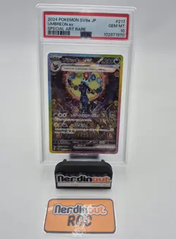 2024 Pokemon SV8a JP Special Art Rare #217 Umbreon Ex PSA 10 GEM MINT Graded - Image 1