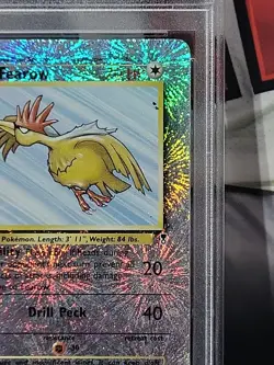 2002 Pokemon Fearow Reverse Holo 42/110 Legendary Collection PSA 6 - Image 3