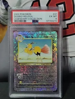 2002 Pokemon Legendary Collection 41/110 Dodrio Reverse Holo EX-MT PSA 6 - Image 1