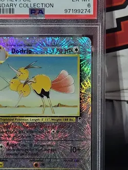 2002 Pokemon Legendary Collection 41/110 Dodrio Reverse Holo EX-MT PSA 6 - Image 3