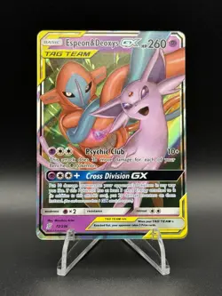 Pokemon Unified Minds - Espeon & Deoxys GX Ultra Rare 72/236 - Image 1