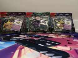 Pokemon TCG Paldean Fates Tech Sticker Collection LOT All 3 blister pack in-set! - Image 1