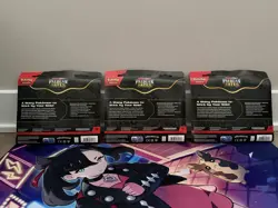 Pokemon TCG Paldean Fates Tech Sticker Collection LOT All 3 blister pack in-set! - Image 2