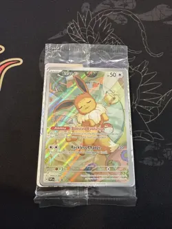 Pokemon TCG Eevee SVP 173 Black Star Promo Holo Prismatic Evolutions Sealed - Image 1