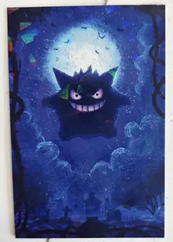 Pokemon Database Halloween Set Gengar Cracked Ice Holo - Image 1