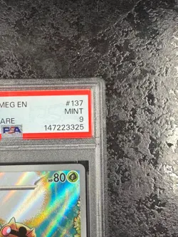 2025 POKEMON MEG EN NINJASK ILLUSTRATION RARE #137 💎 PSA 9 - Image 2